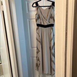 Express Tan Sundress V-Neck Sleeveless